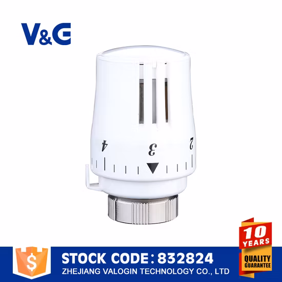 Cabezal selector automático de temperatura del radiador termostático