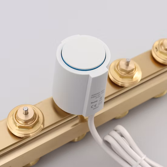 Floor Heating Valve Nc AC 230V Electric Thermal Actuator Manifold for Underfloor Heating Thermostat M30X1.5