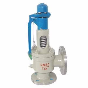 Full Lift Spring Loaded Steam Boiler Safety Valve with Lever-High Temperature High Pressure Boiler Pressure Relief Valve (A48Y-100)