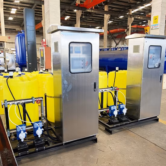 Sistema de dosificación de mezcla química de monitoreo automático de ORP para tratamiento de agua