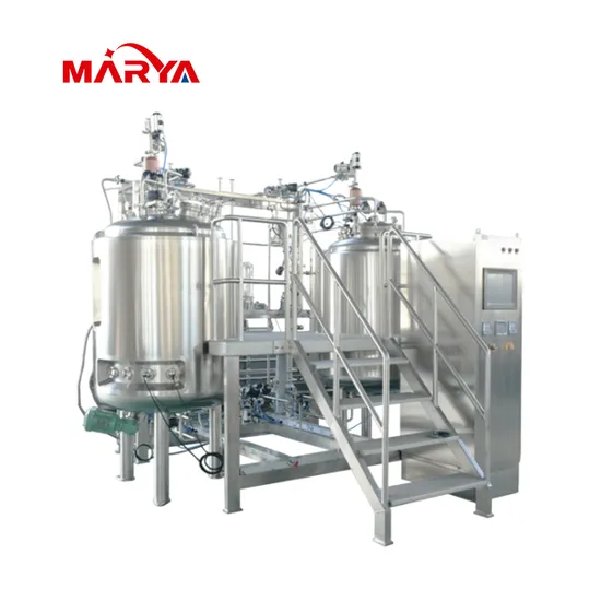 Sistema de preparación del tanque de preparación farmacéutica del tanque de mezcla de líquidos
