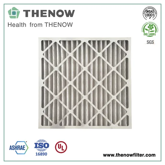 Prefiltro disponible del marco de cartón del color azul G4 para los sistemas de HVAC
