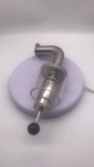 Válvula de seguridad de alivio de presión de aire, línea de tubería sanitaria de acero inoxidable 316L, válvula de escape