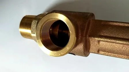 Válvula de seguridad industrial de latón para calderas de vapor de gas y aire, estilo latón